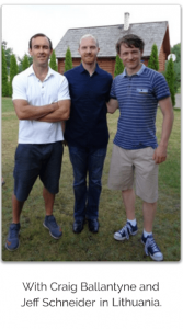 Tom McCann with Craig Ballantyne and Jeff Schneider
